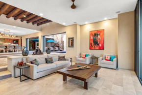 Contemporary Villa with 2 Pools, Walking Distance to Beach and Butler Included